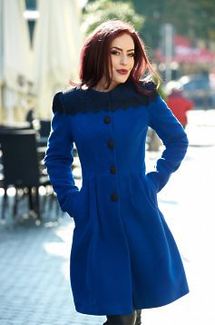 Palton Dama Albastru