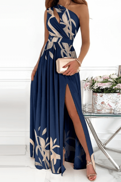 rochie marime mare eleganta albastra