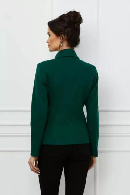 jacheta verde tip army scurta din lana