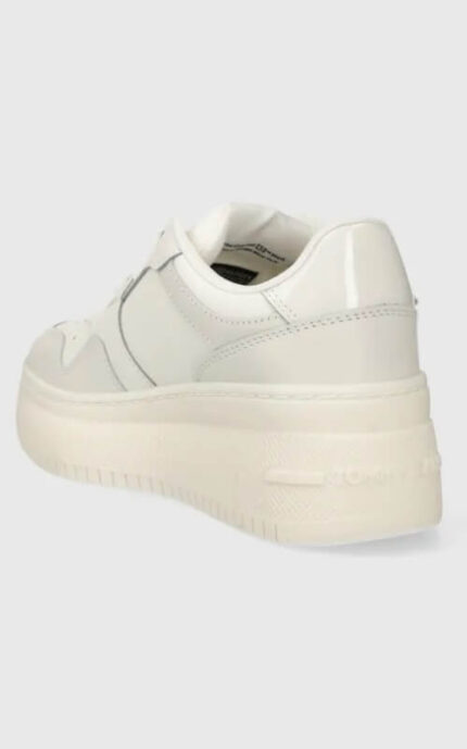 sneakers alb femei Tommy Jeans Tjv Retro