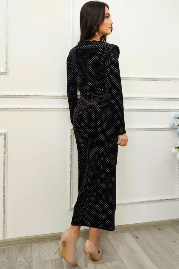 rochie de club din catifea cu paiete rochie de club din catifea cu paiete