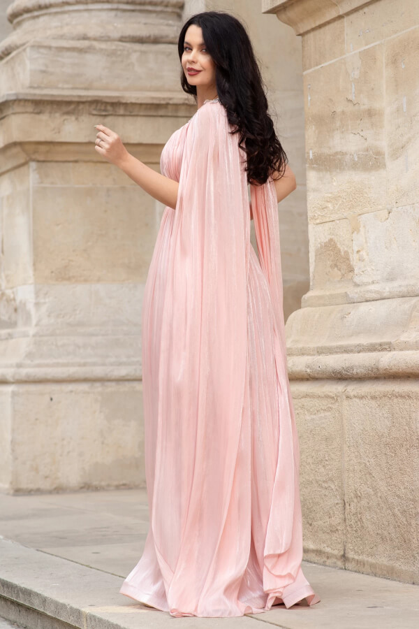rochie de seara cu maneci trena rochie de seara cu maneci trena