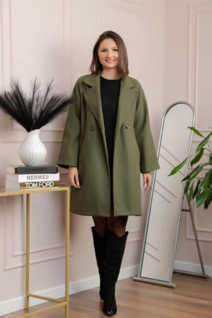 palton verde oliv office