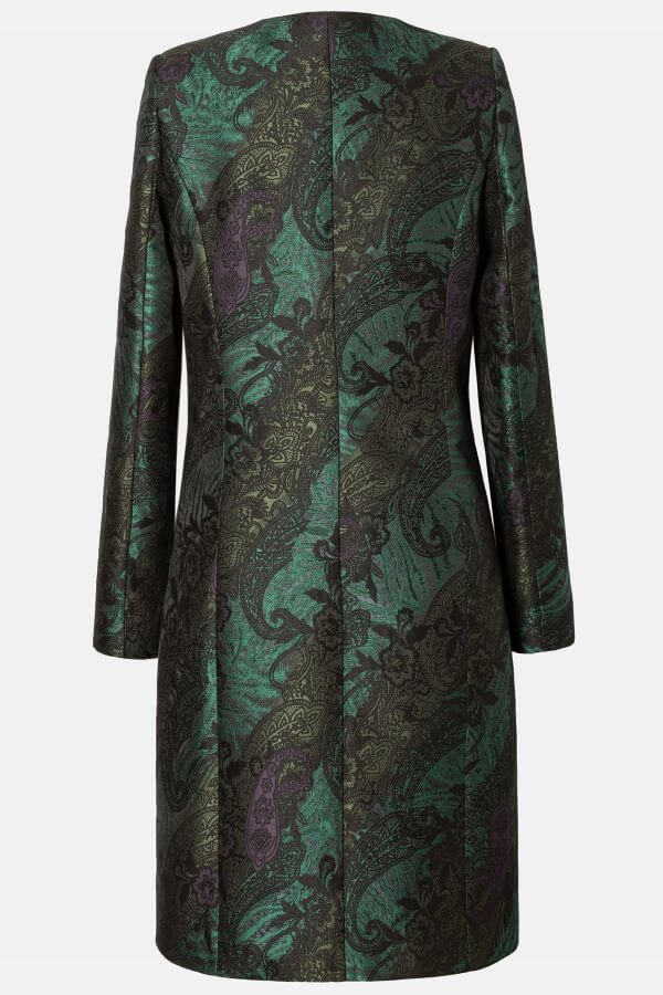 pardesiu dama brocart verde chic rafinat pardesiu dama brocart verde chic rafinat
