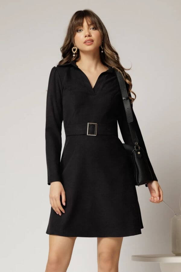 rochie neagra catifea reiata maneci lungi rochie neagra catifea reiata maneci lungi