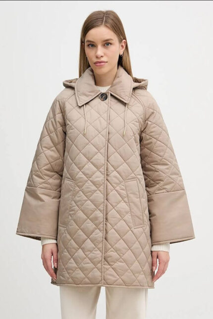 geaca oversize barbour verde cu maneca raglan