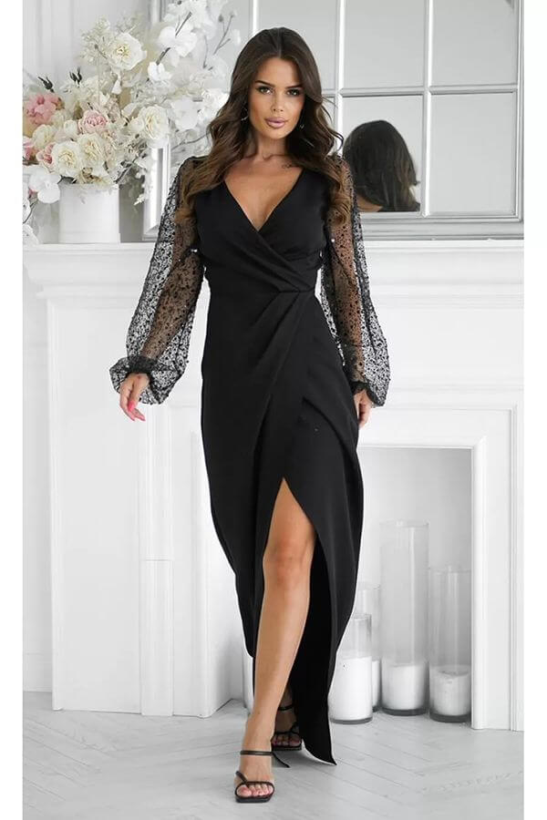 rochie lunga cu crapatura rochie lunga cu crapatura