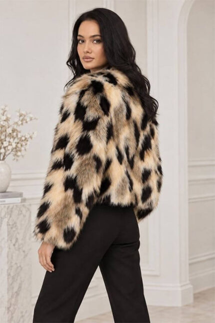 haina animal print călduroasă ușoară