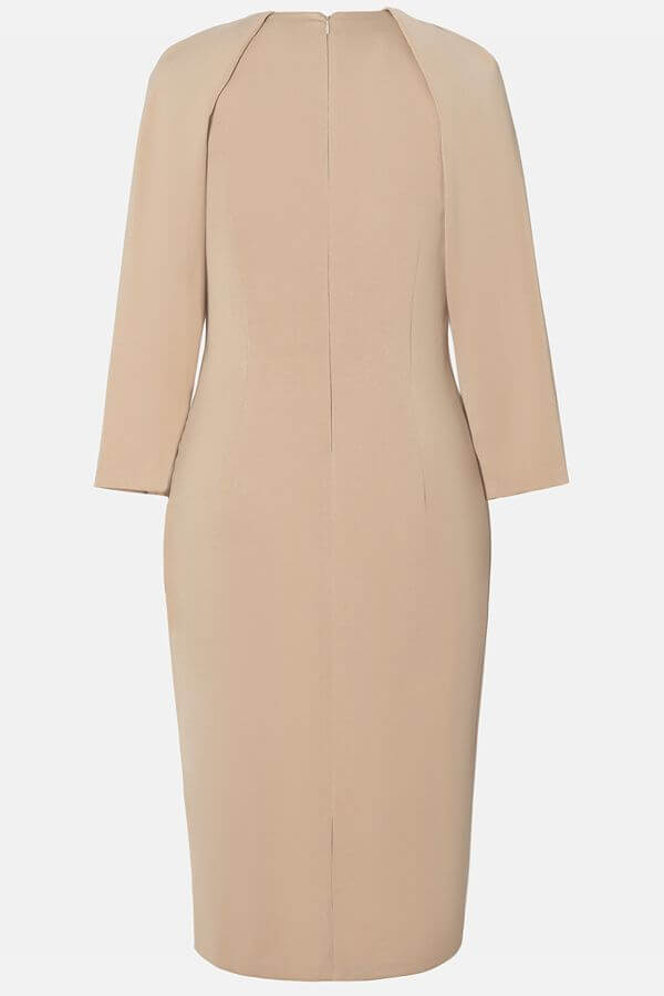 rochie bej office lungime medie rochie bej office lungime medie