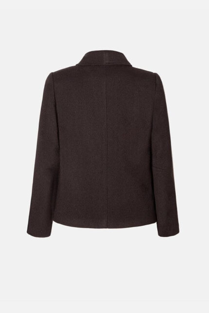 scurta neagra stofa cu lana